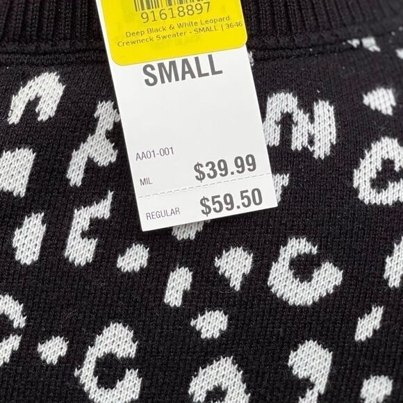 CHARTER CLUB Leopard Print Sweater - Picture 4 of 6